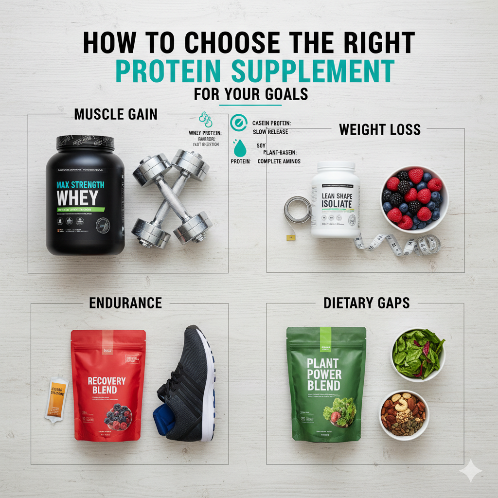 How to Choose the Right Protein Supplement for Your Goals