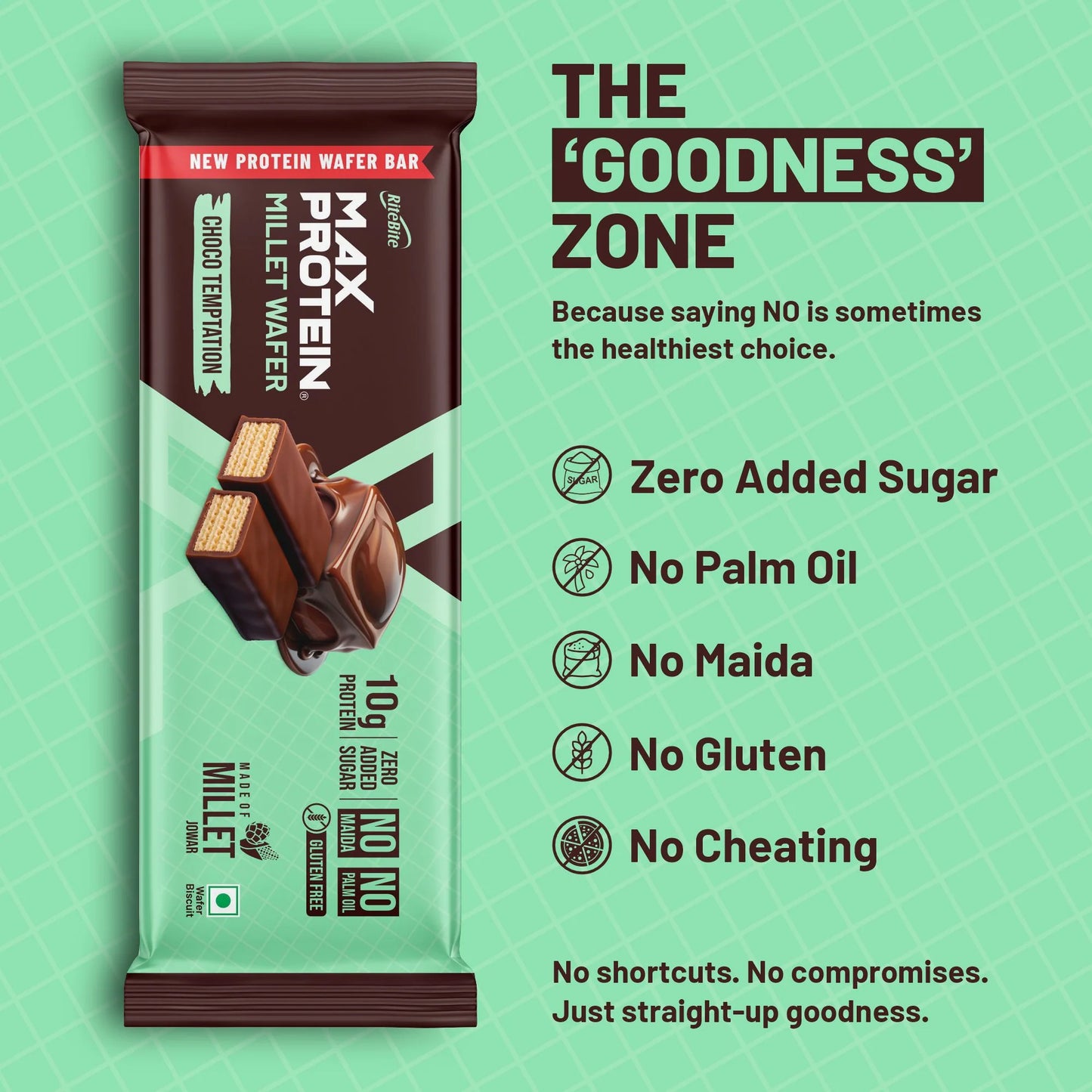 Millet Wafer Protein Bar - Choco Temptation