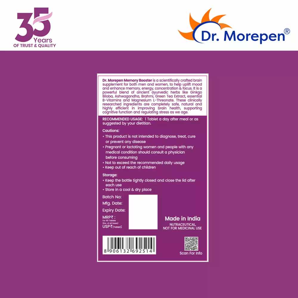 Dr. Morepen Memory Booster