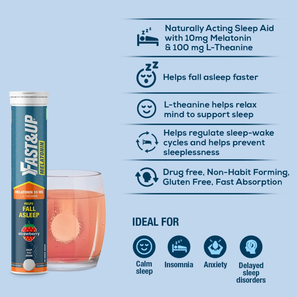 Fast&Up Melatonin (20 Effervescent Tablets)