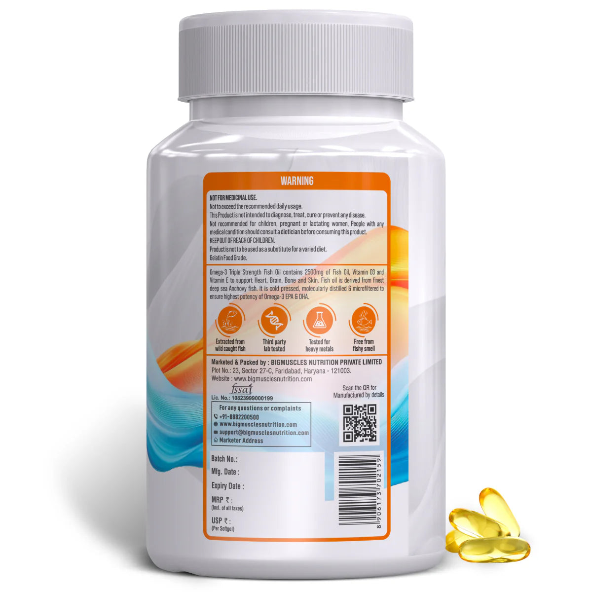Bigmuscles Omega 3 Fish Oil