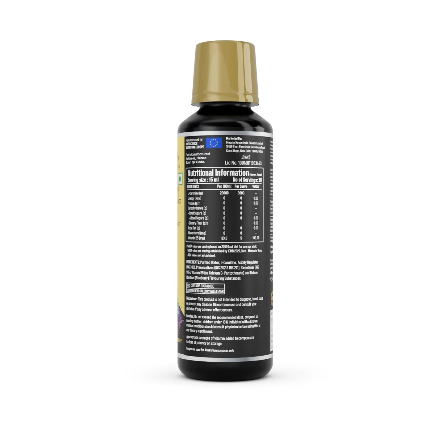One Science Liquid L-Carnitine 3000 mg