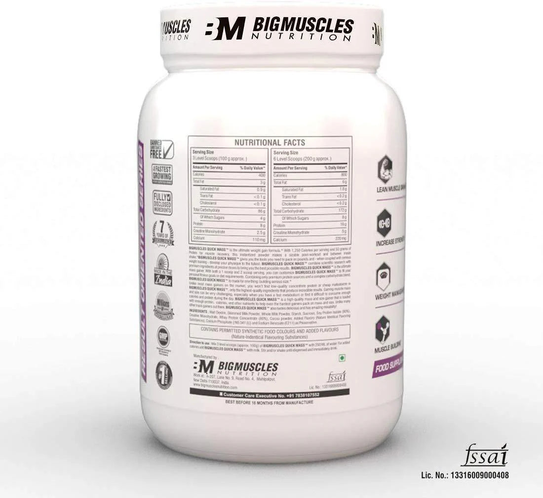 Bigmuscles Quick Mass Gainer