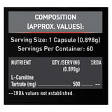 MuscleBlaze L-Carnitine L-Tartrate