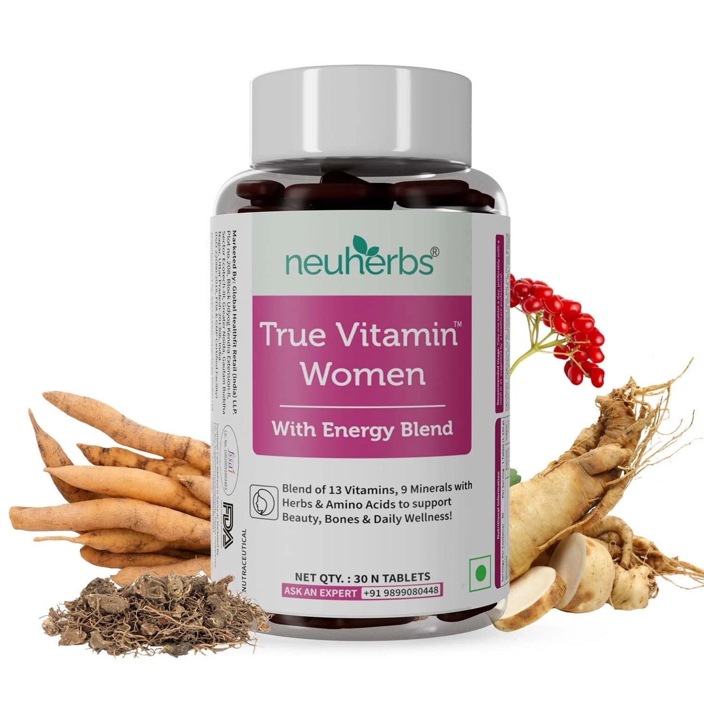 Neuherbs True Vitamin Women with Energy Blend