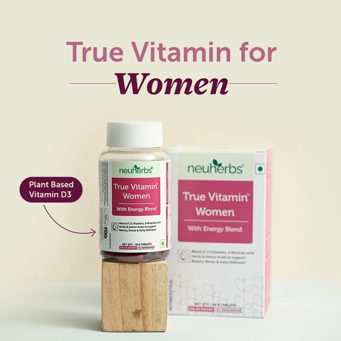 Neuherbs True Vitamin Women with Energy Blend