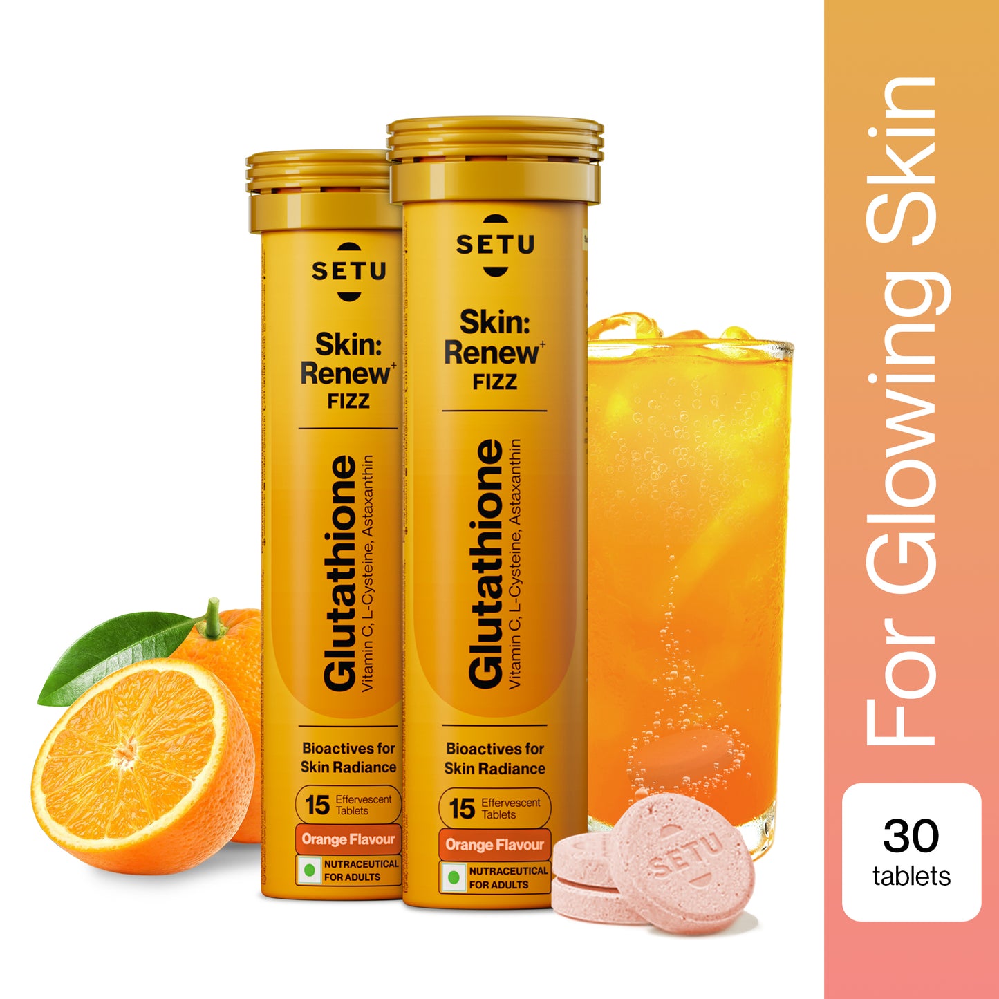 Setu Skin Renew | L-Glutathione & Vitamin C Supplement