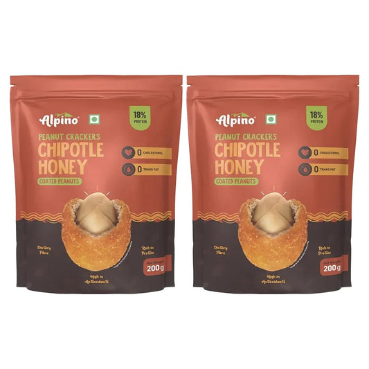Alpino Baked Peanut Crackers Coated Peanuts