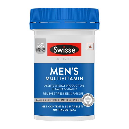 Swisse Ultivite Men’s Multivitamin | Energy & Stamina Boost
