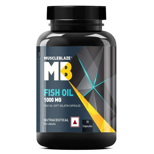 MuscleBlaze Fish Oil 1000mg - Heart & Joint Support