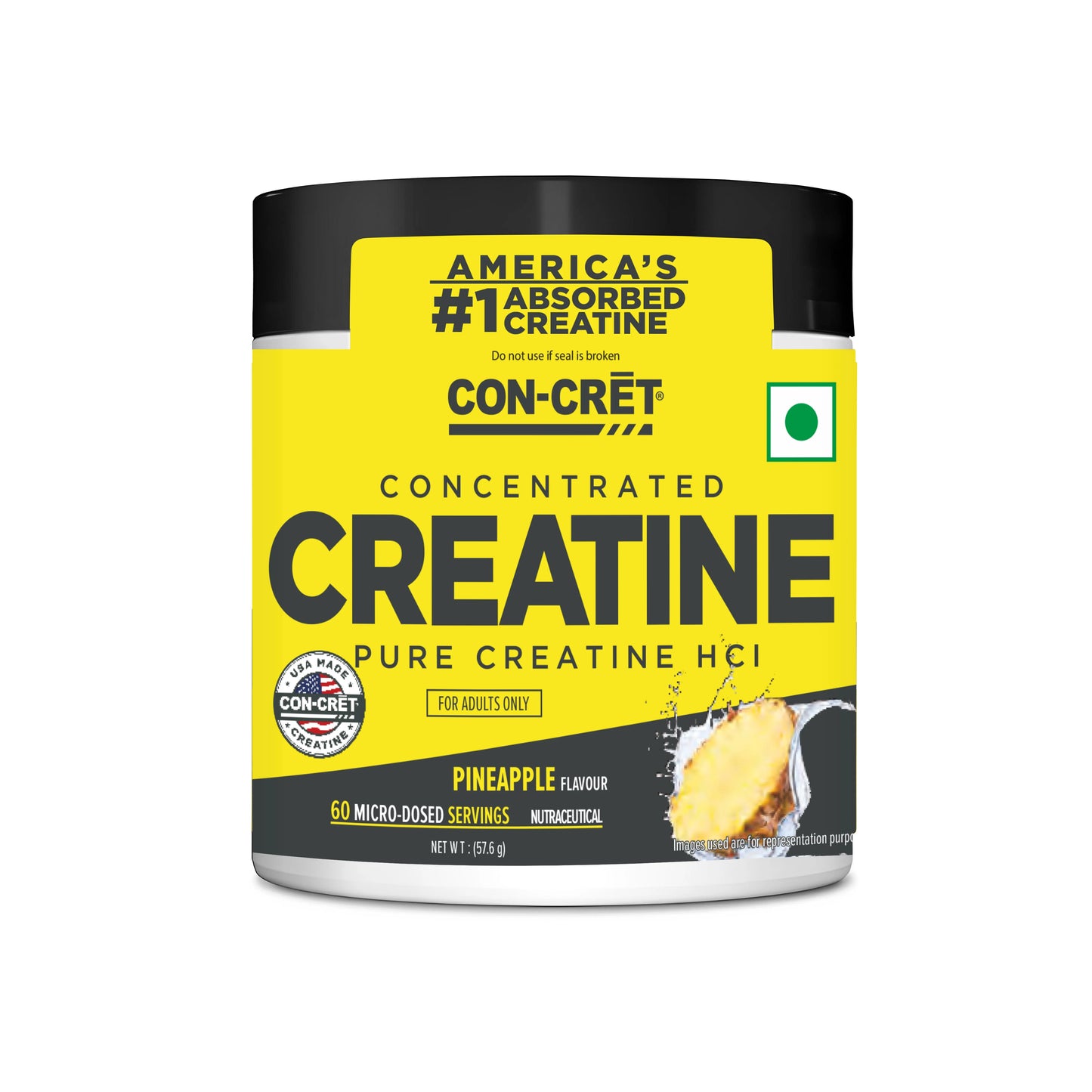 Con-cret Creatine HCL – Fast Absorbing Muscle Strength