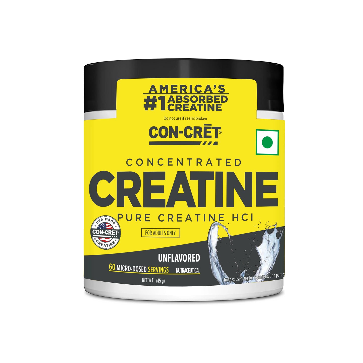 Con-cret Creatine HCL – Fast Absorbing Muscle Strength