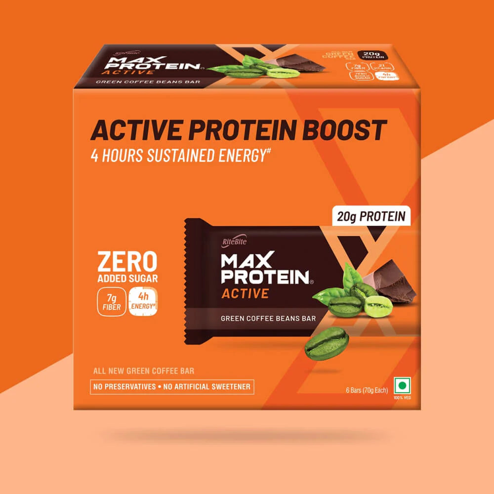 Max Protein Bar - Active Green Coffee Beans