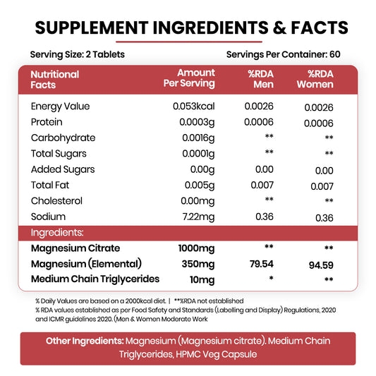 Vlado's Himalayan Organics Magnesium Citrate | Bone & Muscle Health