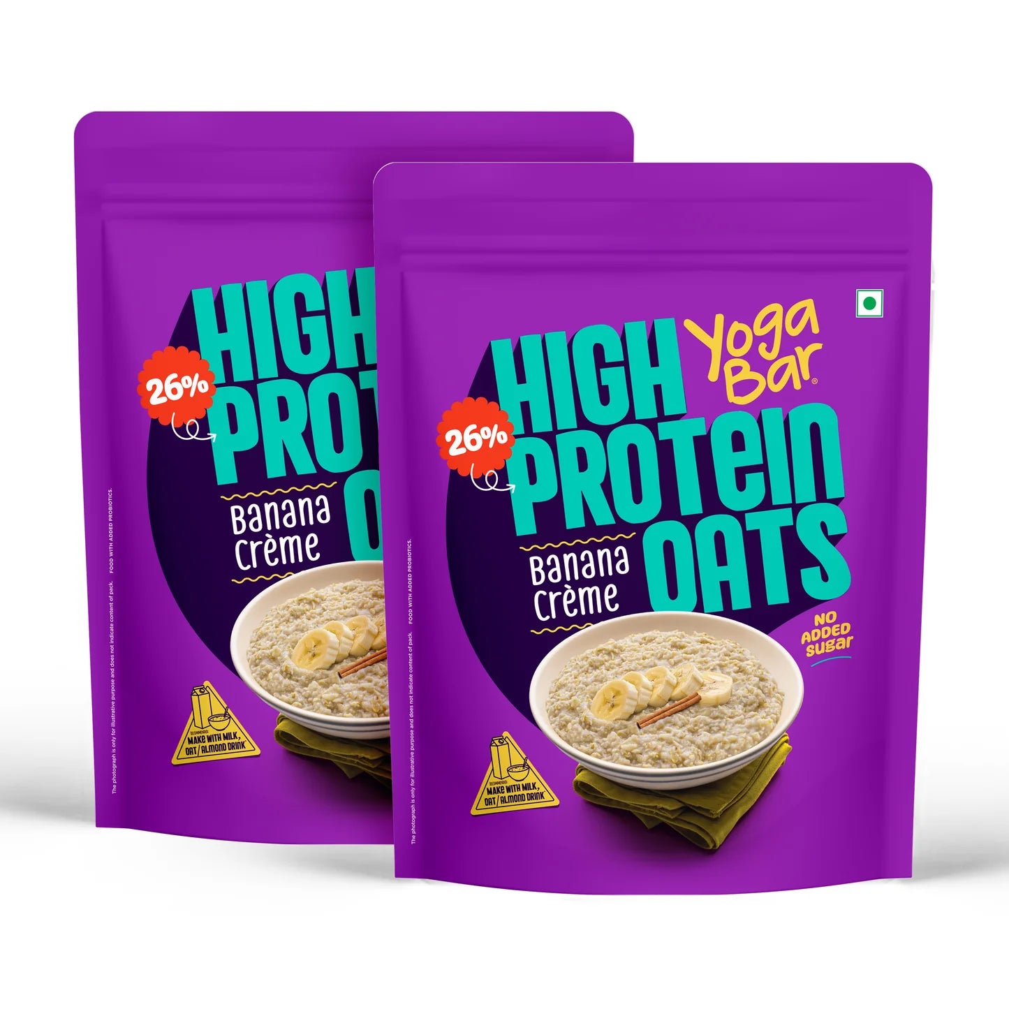 YogaBar 26g High Protein Oats Banana Crème