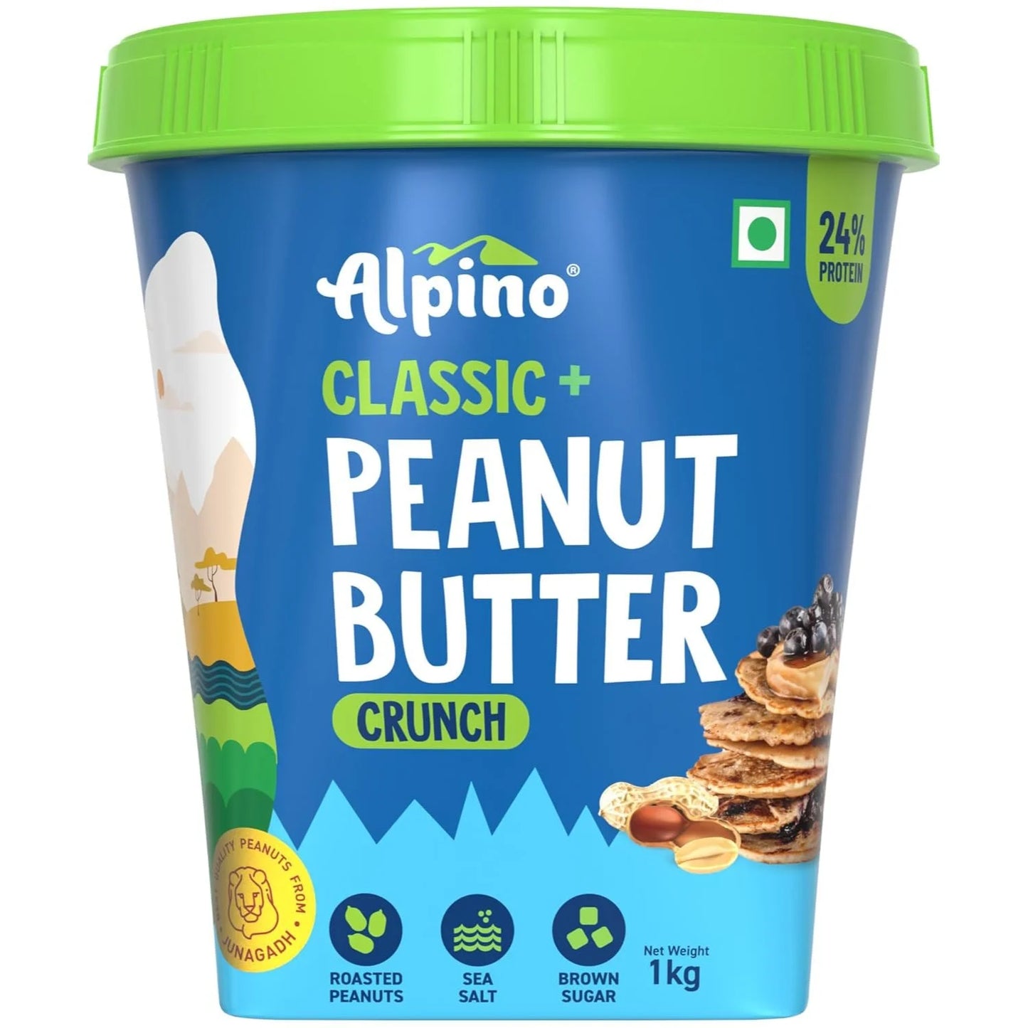 Alpino Classic Peanut Butter | 24g Protein & Crunchy Goodness