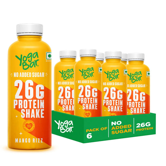 YogaBar 26g Protein Shake Mango Rizz - 250ml/bottle