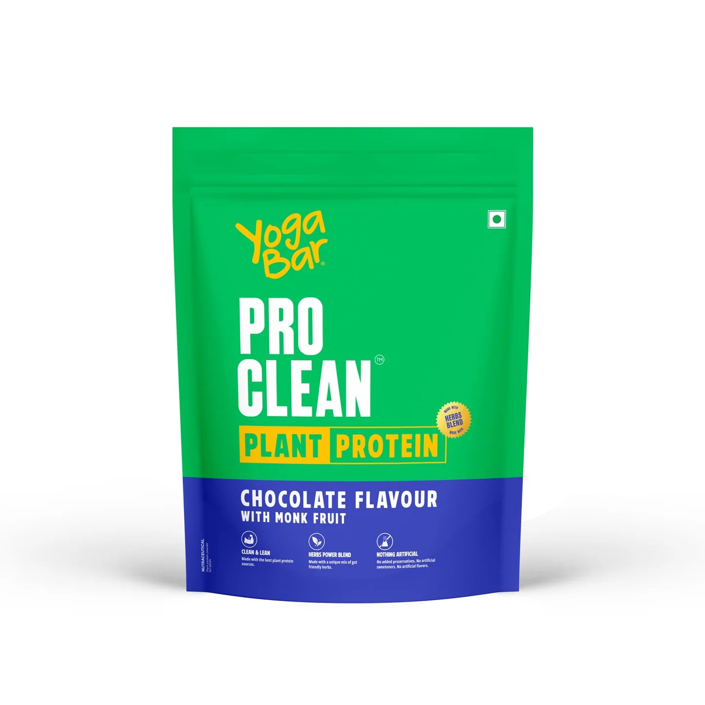 YogaBar ProClean Plant Protein with Monk Fruit (Chocolate) 500g