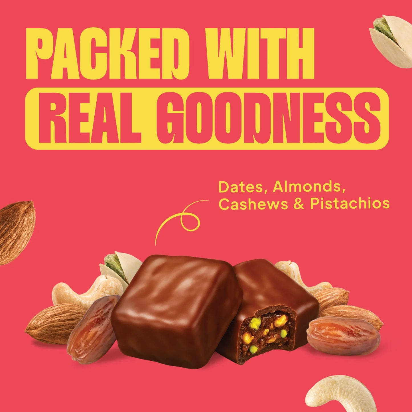 YogaBar Choco Dipped Protein Date Minis - 200g - 10pcs