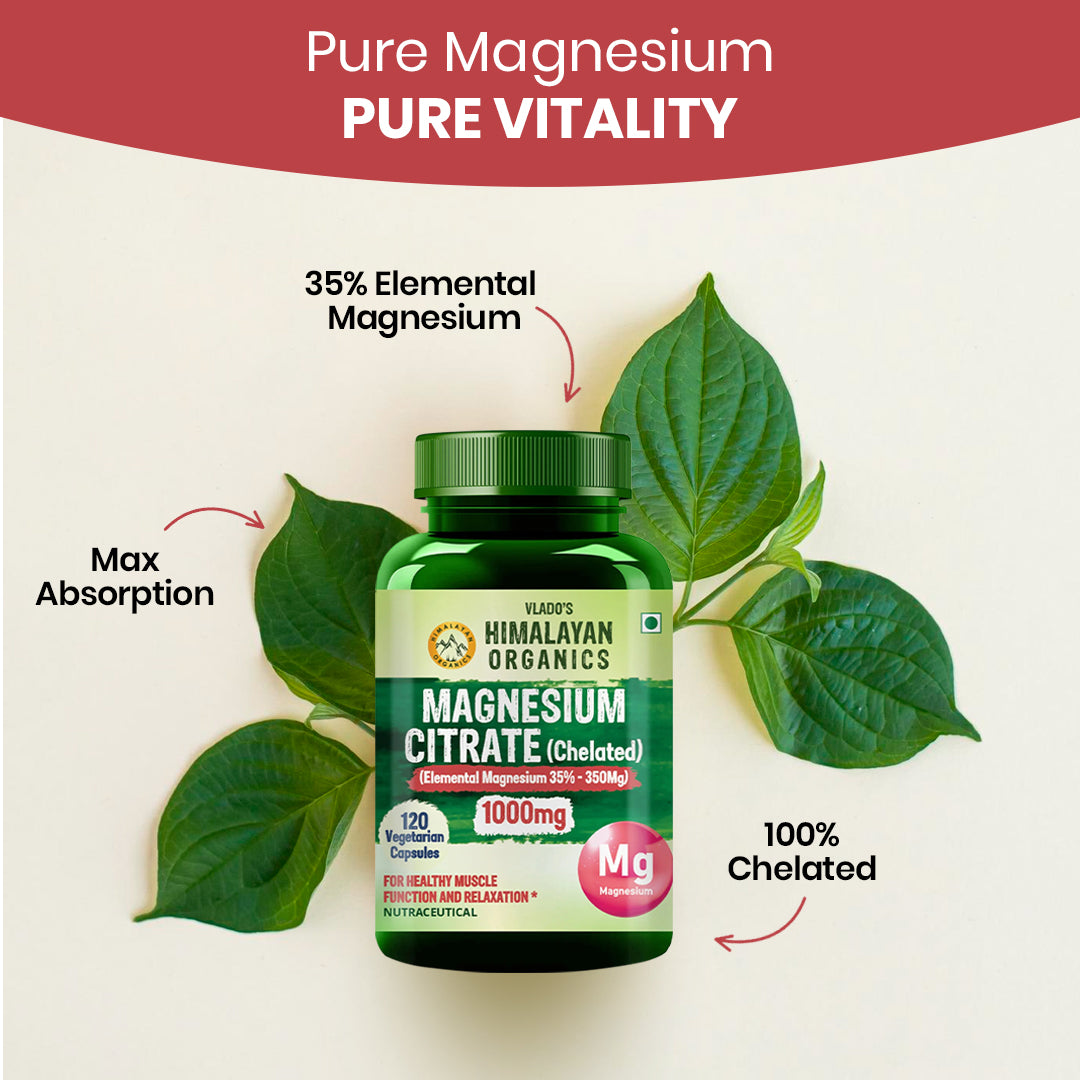 Vlado's Himalayan Organics Magnesium Citrate | Bone & Muscle Health