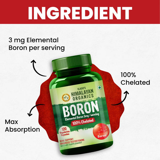 Vlado's Himalayan Organics Boron – Bone & Muscle Support