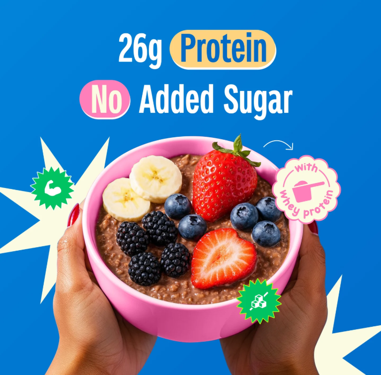 YogaBar 26g High Protein Oats Dark Chocolate