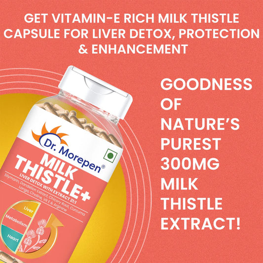 Dr. Morepen Milk Thistle + Weight Gainer (Pack of 2 )
