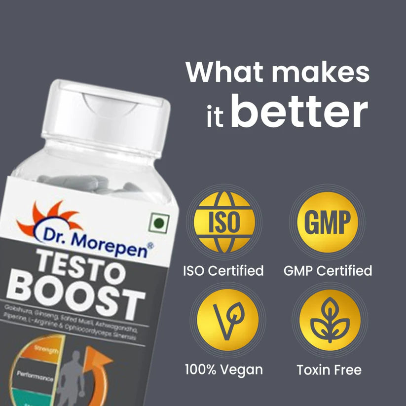Dr. Morepen Performance Combo- (Gokshura ,Testo Boost Tablets & Shilajit Resin)