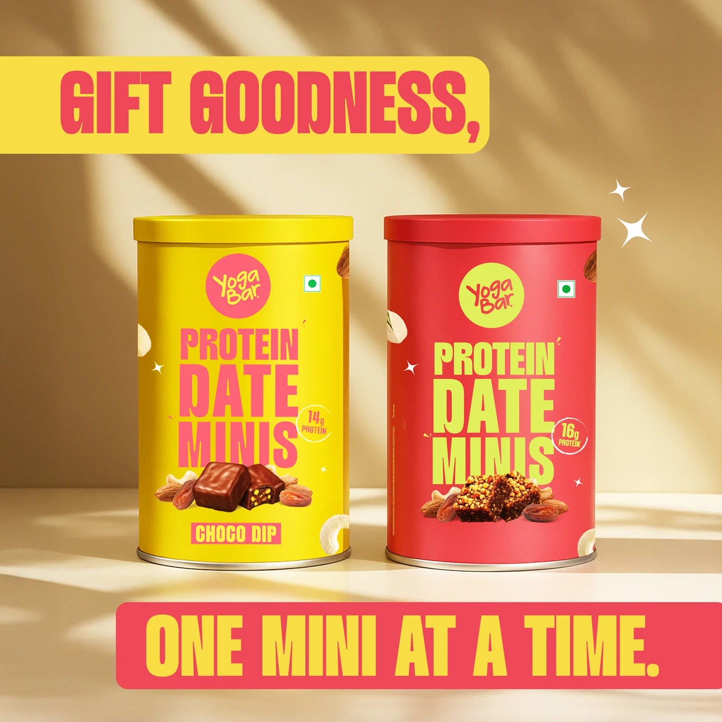 YogaBar Choco Dipped Protein Date Minis - 200g - 10pcs
