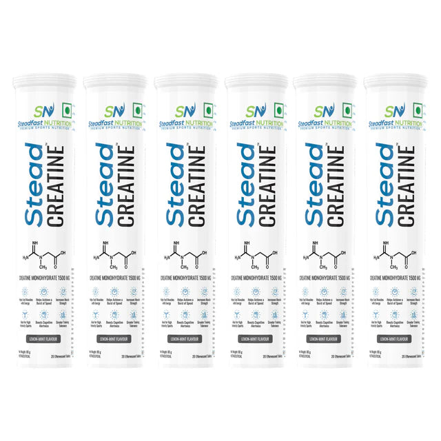 steadfast nutrition SteadCreatine | Creatine Monohydrate 1500 mg Effervescent Tablet