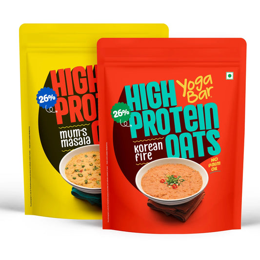 YogaBar 26g High Protein Oats Korean Fire & Mum's Masala 2kg
