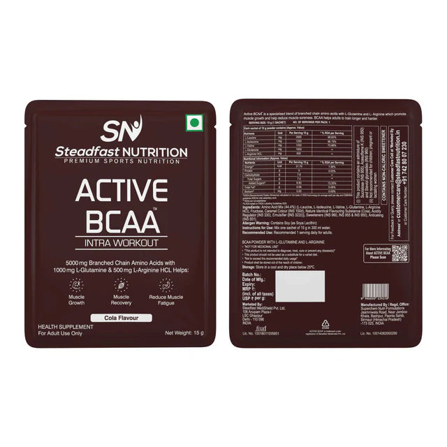 steadfast nutrition BCAA 5000mg 2:1:1 for Muscle Growth, Repair and Recovery