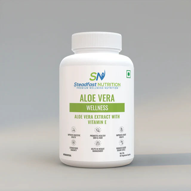 steadfast nutrition Aloe Vera Capsule - Pack of 60 Capsules