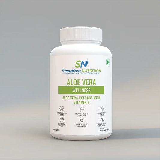 steadfast nutrition Aloe Vera Capsule - Pack of 60 Capsules