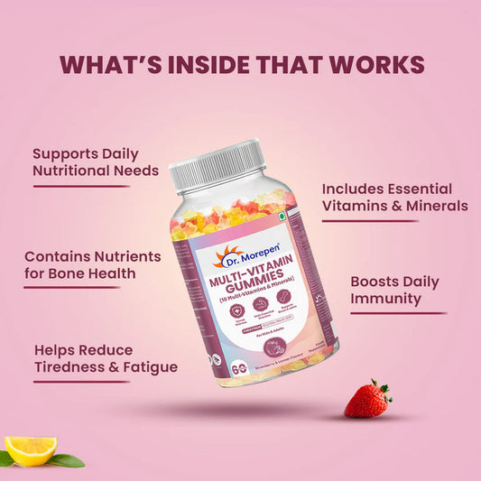 Dr. Morepen MULTIVITAMIN GUMMIES - 60 Days Pack