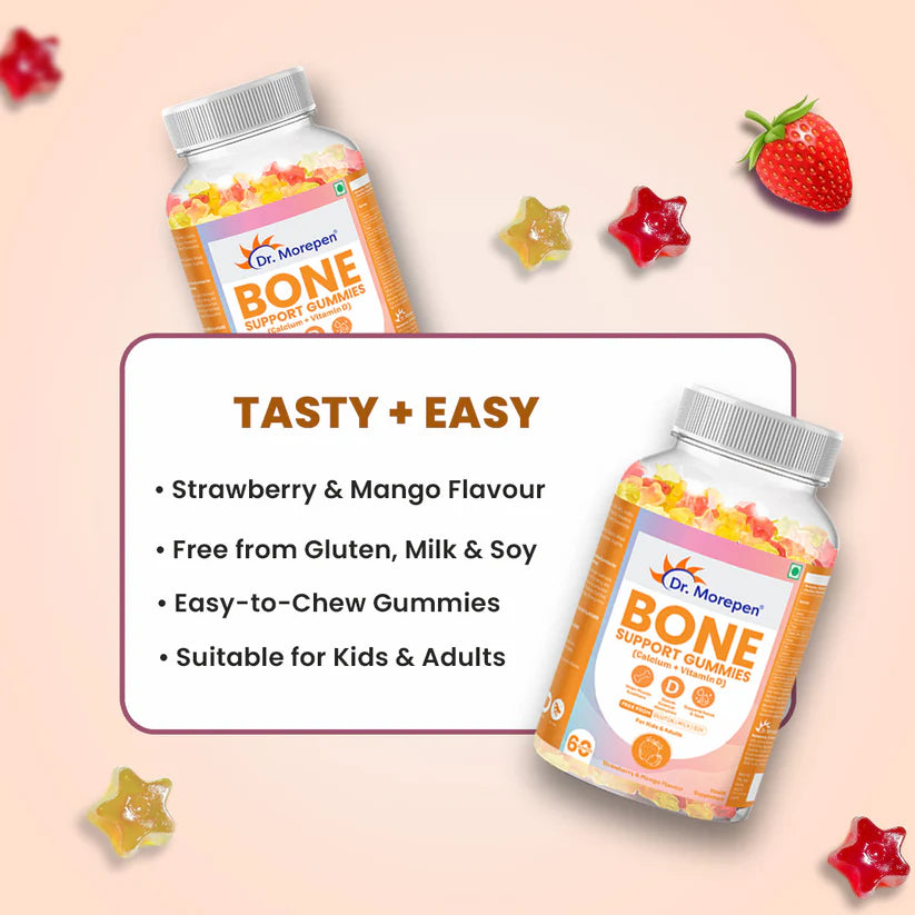 Dr. Morepen BONE SUPPORT GUMMIES - 60 Days Pack
