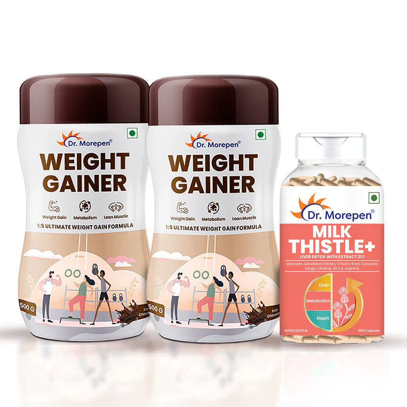 Dr. Morepen Milk Thistle + Weight Gainer (Pack of 2 )