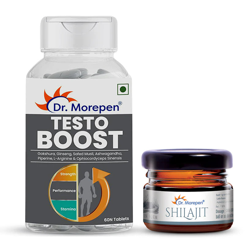 Dr. Morepen Testo Boost & Shilajit Resin 15g