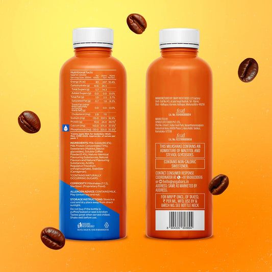 YogaBar 26g Protein Shake Cold Coffee 250ml/bottle
