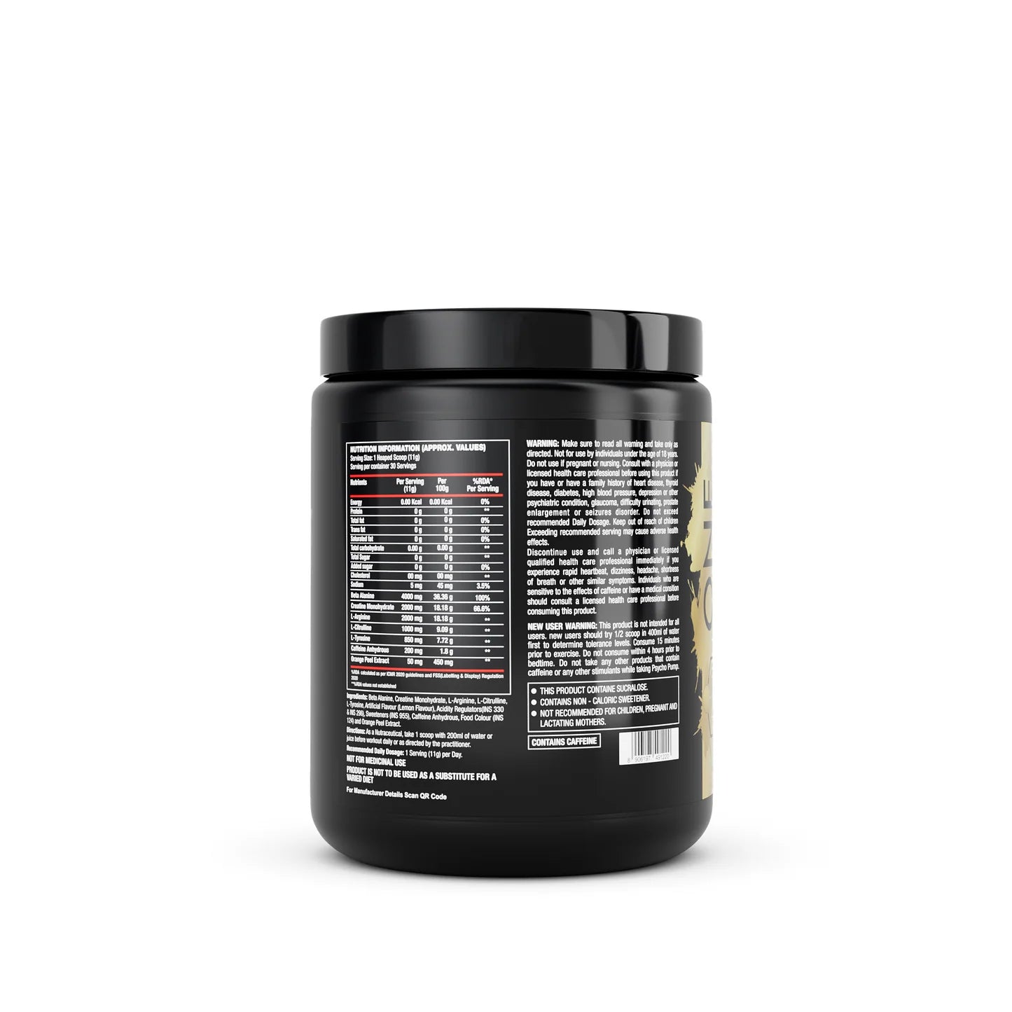 One Science Psycho Pump - Extreme Pre-Workout Formula 330g (30 SV)