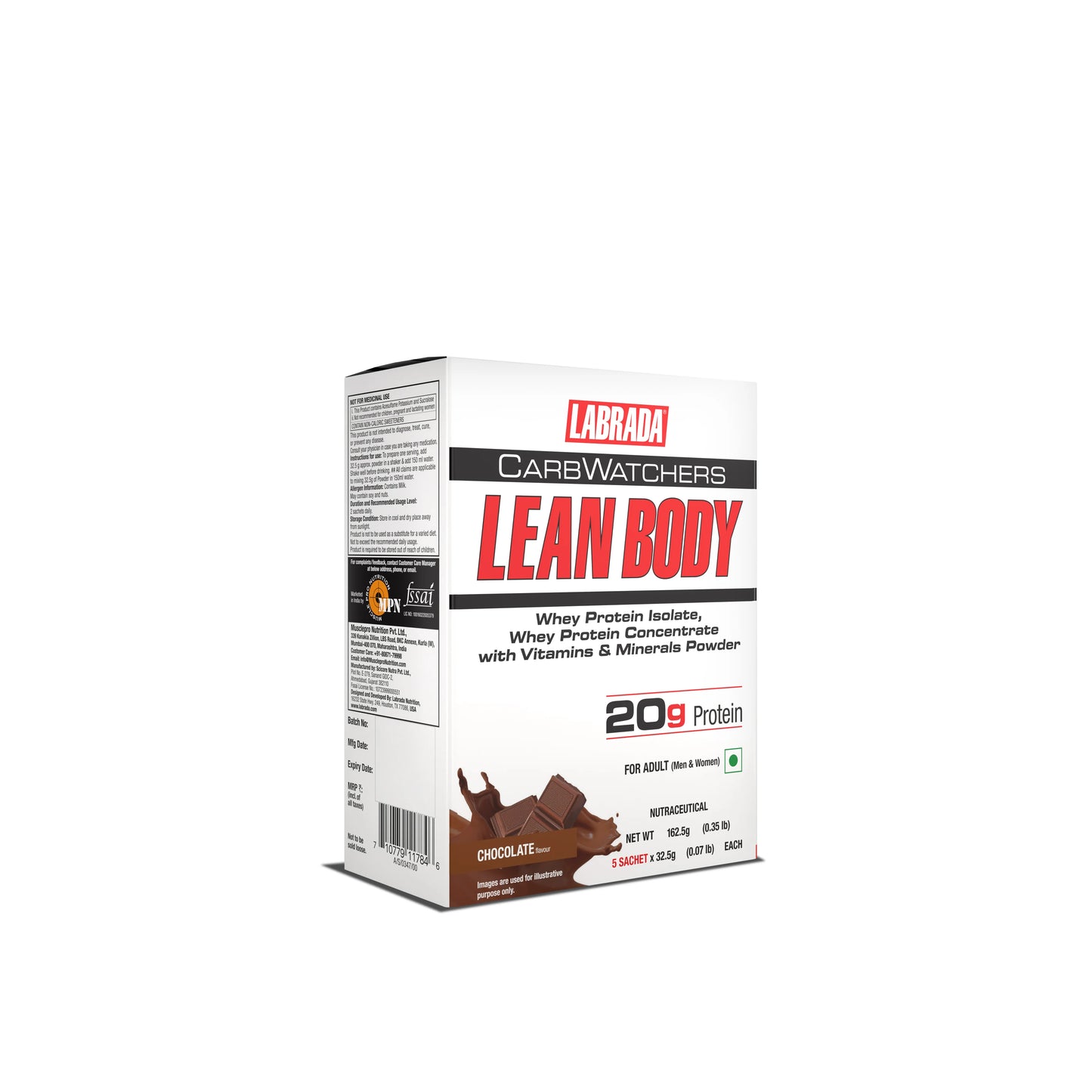 lean body all-in-one high protein meal replacement shake