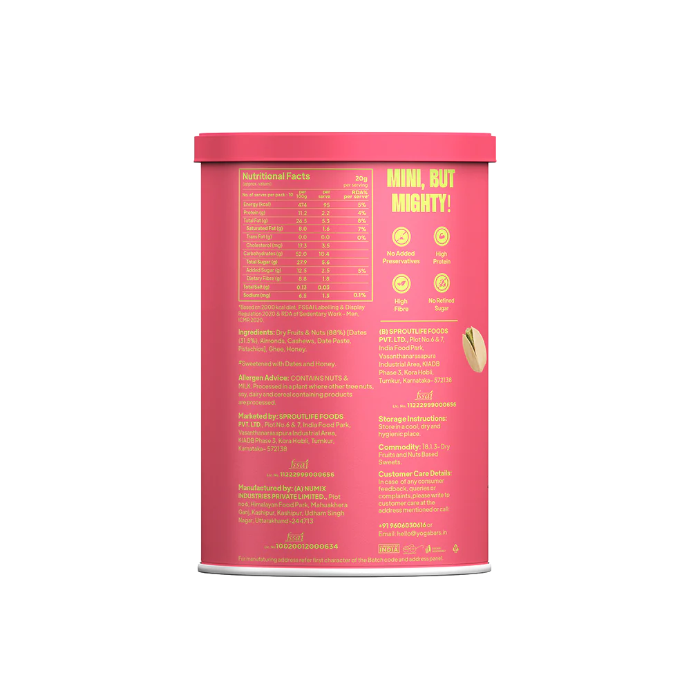YogaBar Classic Protein Date Minis - 200g - 10 pcs