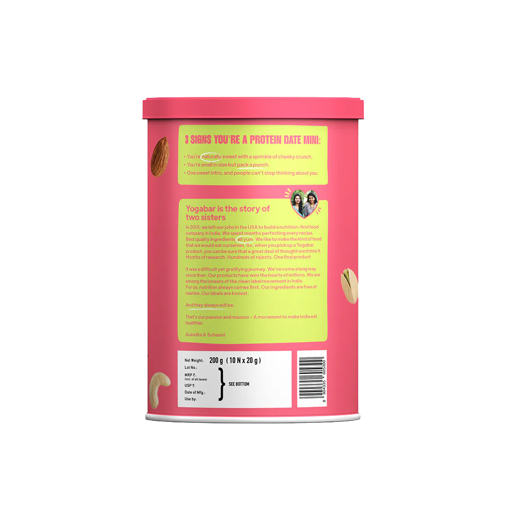 YogaBar Classic Protein Date Minis - 200g - 10 pcs