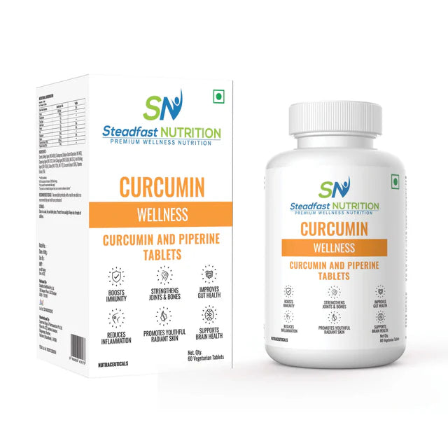 steadfast nutrition Curcumin Tablet - Pack of 60 Tablets