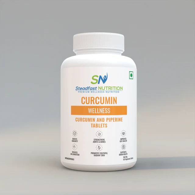steadfast nutrition Curcumin Tablet - Pack of 60 Tablets