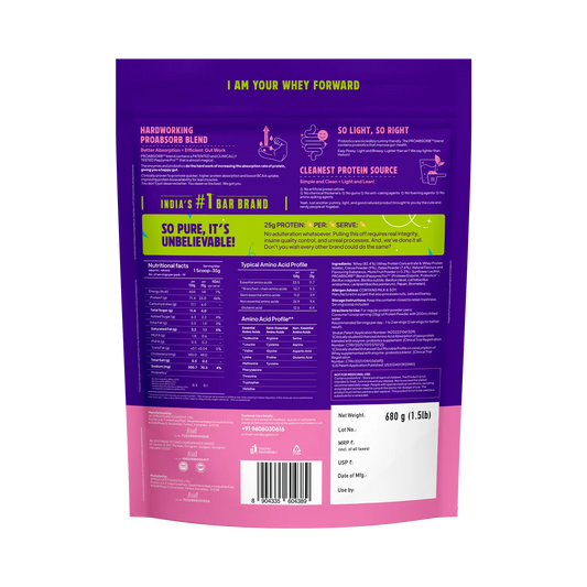 YogaBar ProClean Whey with Monk Fruit (Chocolate) 680g