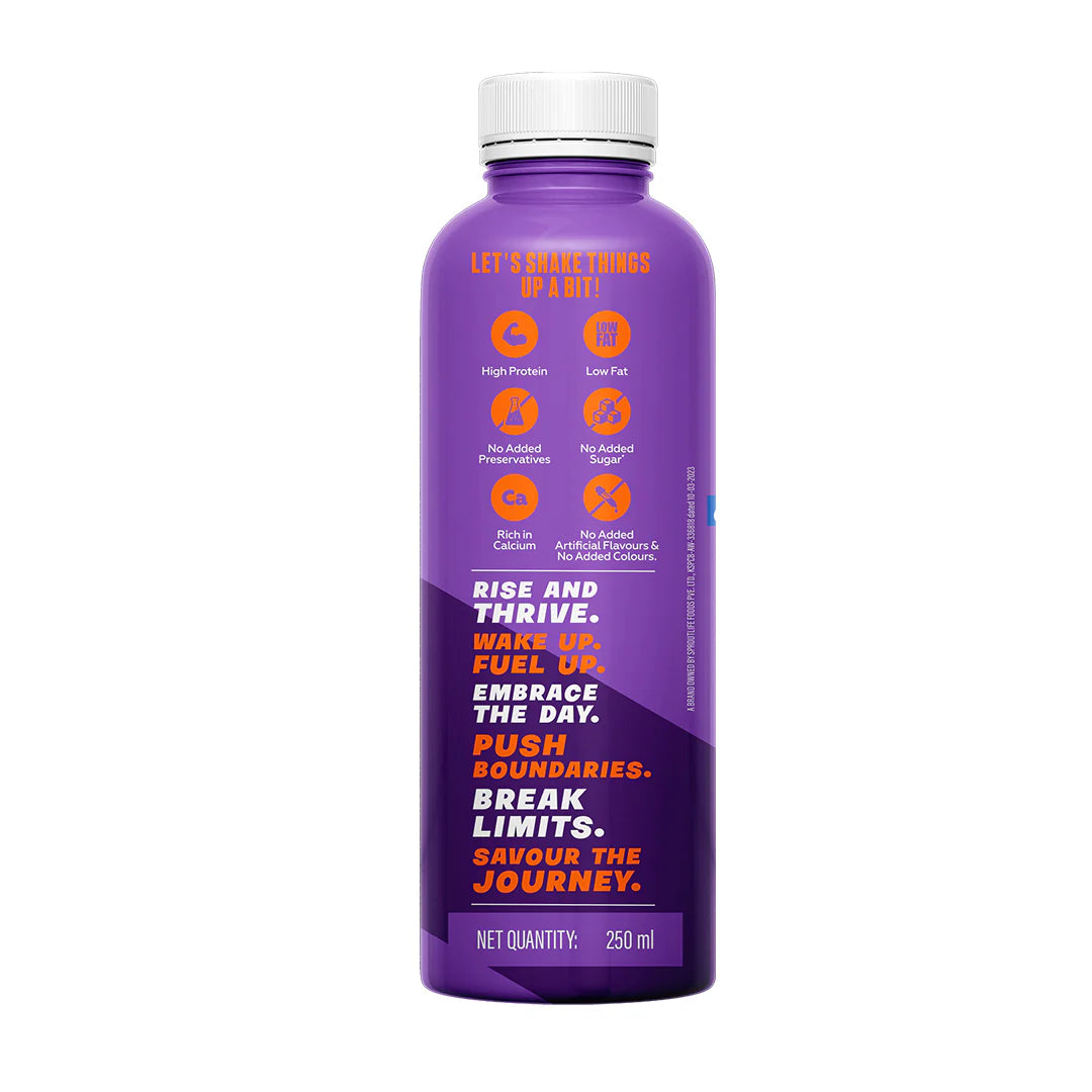 YogaBar 26g Protein Shake Double Chocolate - Pack of 24 - 250ml/bottle