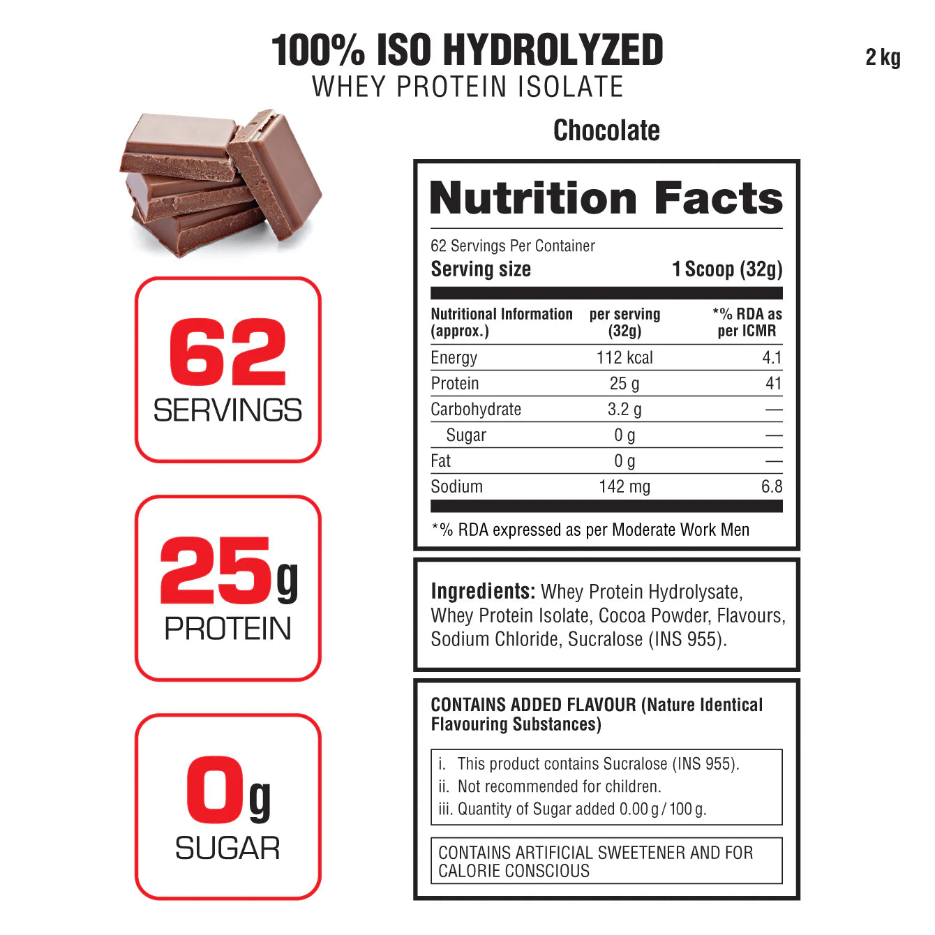 Labrada 100% iso hydrolyzed whey protein isolate - 2kg