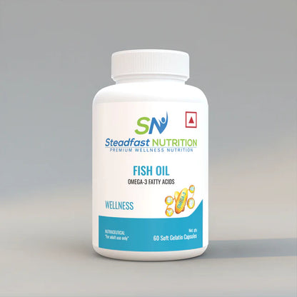 steadfast nutrition Fish Oil Capsules 1000mg, 60 Capsules