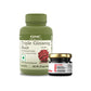 GNC Herbal Plus Triple Ginseng + Pure Himalayan Shilajit Resin
